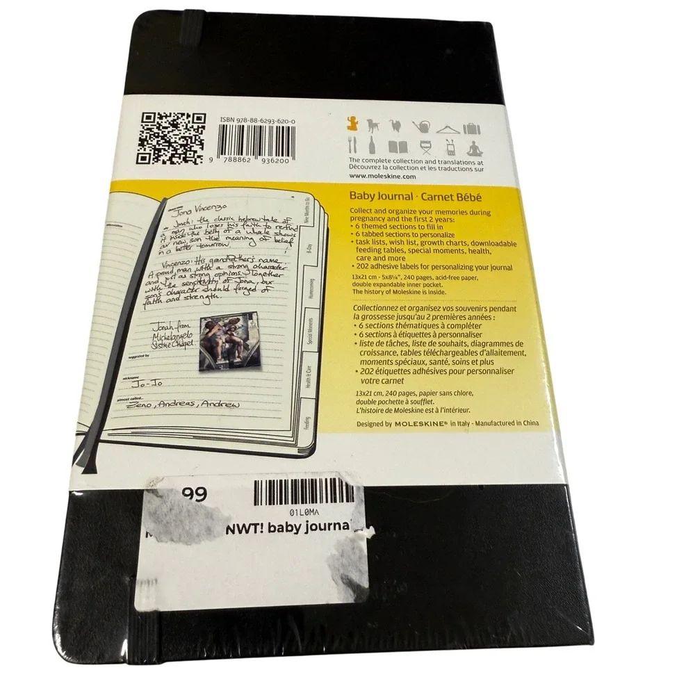 Moleskine Passions Baby‎ Journal Carnet Bébé — Sealed — 5x8.25